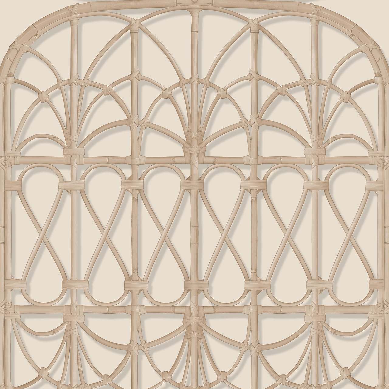 Designs Direct Lattice Rattan Panels Wallpaper